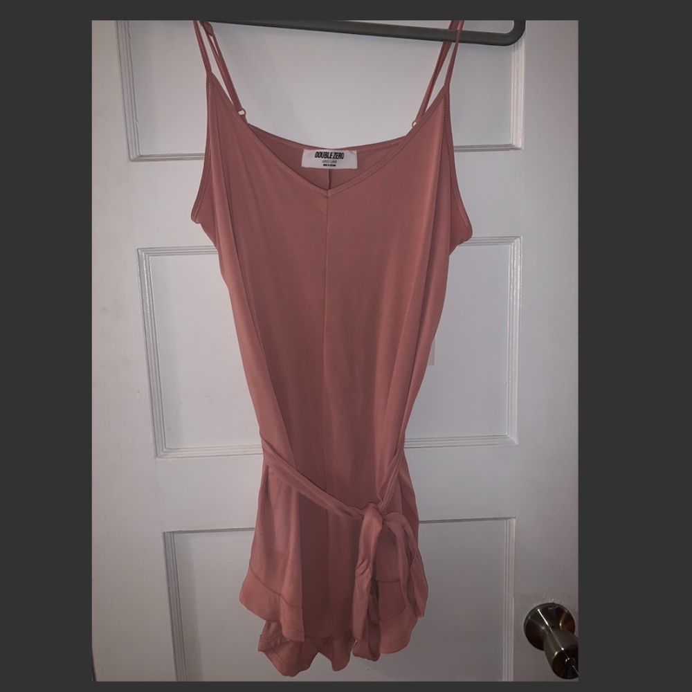 Red Dress Boutique Pink Romper - Size Large NWT